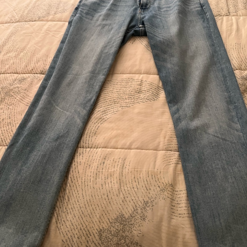 PAIGE Men's Relaxed Jeans in Light Blue